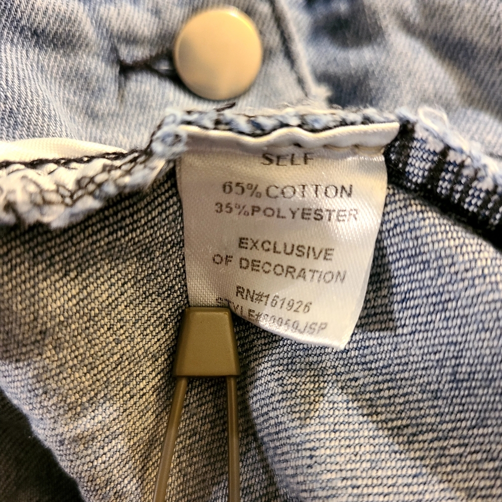 Blue Velvet Barrel Super Flare-Leg Denim Pants w/Star Details Sz:M Boho Festival - Picture 7 of 12